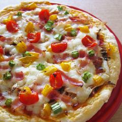 A picture of Easy Pizza with Okara Soy Pulp.