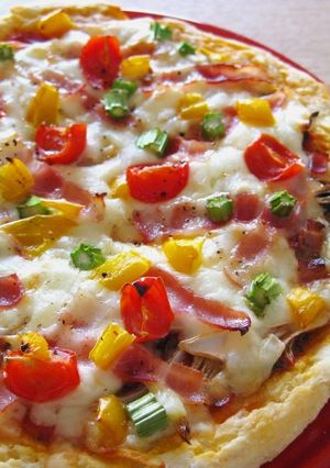 A picture of Easy Pizza with Okara Soy Pulp.