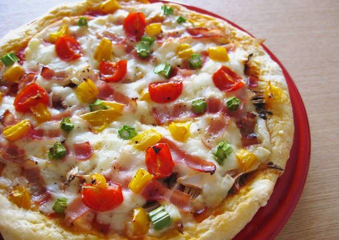 Easy Pizza with Okara Soy Pulp