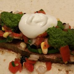 A picture of Cilantro-Lime Flank Steak Fajitas.