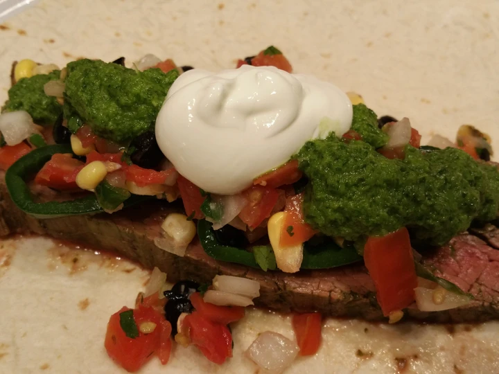 Easy Way Make Cilantro-Lime Flank Steak Fajitas which So Delicious