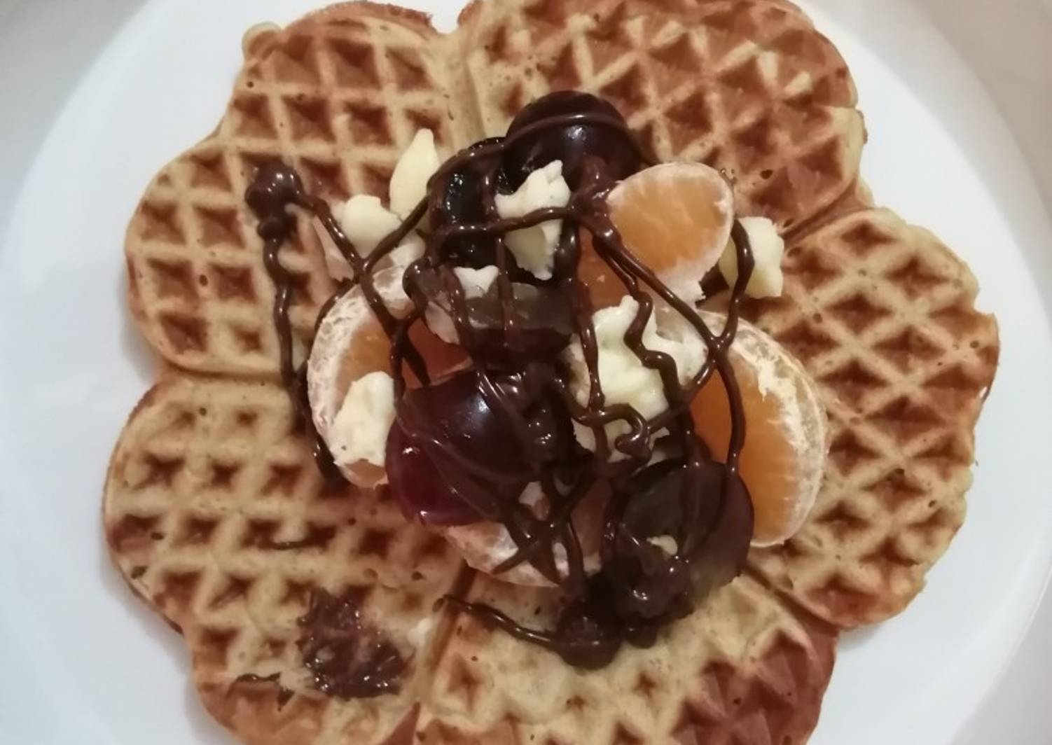 Waffles de avena y banano Receta de katherine silva Cookpad