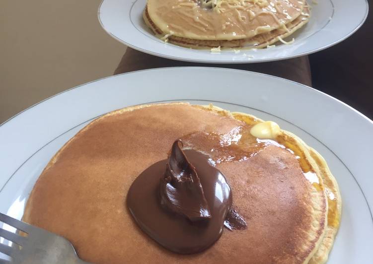  Resep  Pancake Simple Praktis oleh Intan Cintya Chikita 