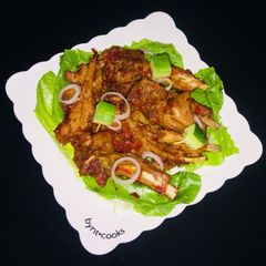 A picture of Lamb ribs.