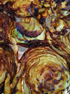 A picture of Oven Roasted Cabbage.