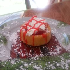Semi-Homemade Strawberry Cheesecake Shortcake A picture of Semi-Homemade Strawberry Cheesecake Shortcake.