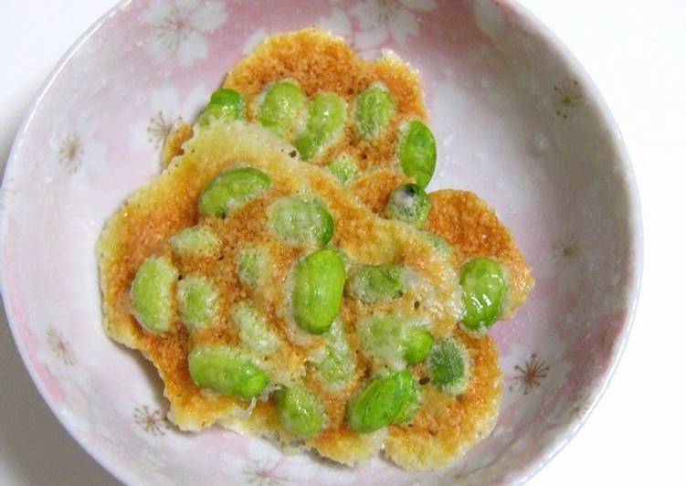 Easiest Way to Make Super Quick Homemade Edamame Cheese Rice Crackers