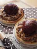 Autumnal Mont Blancs Like Toasted English Muffins