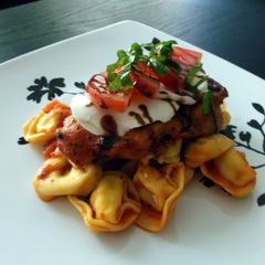 A picture of Chicken Caprese.