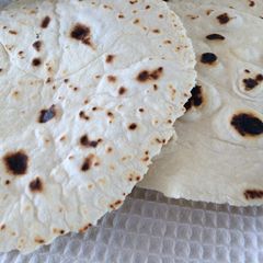 A picture of Homemade Flour Tortillas.