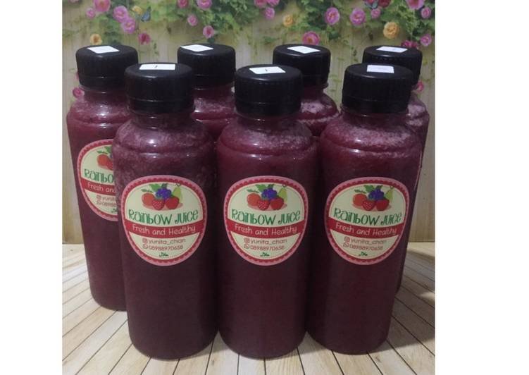 Diet Juice Passion Fruit Purple Cabagge Apple Blackberry