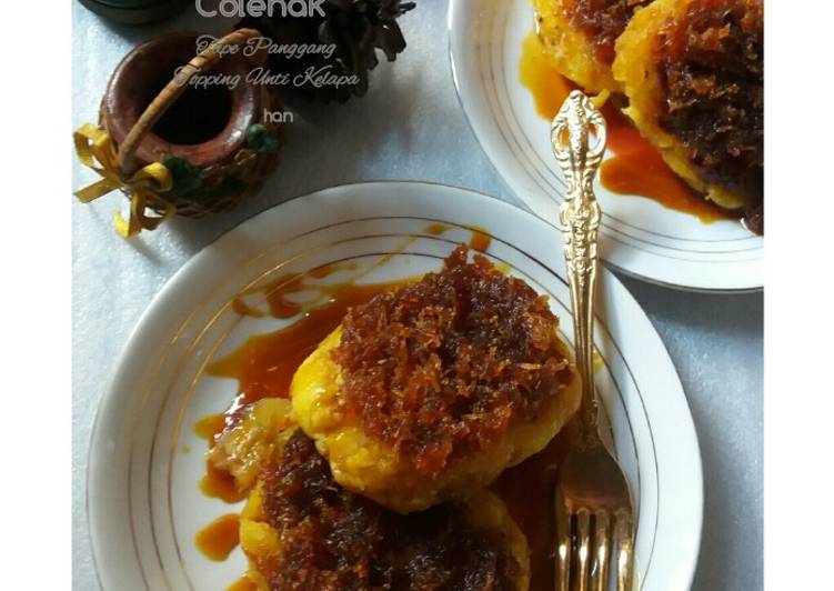 Resep: Colenak Jajanan Bandung | Tape Panggang Topping Unti Kelapa Rumahan