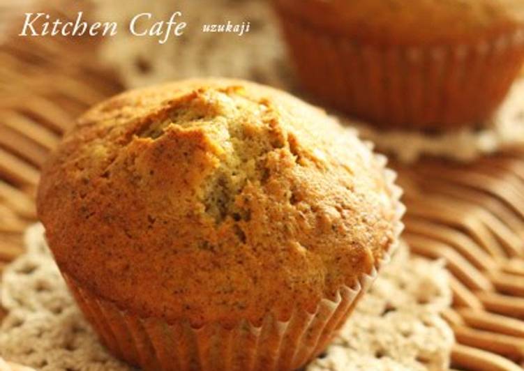 yuzu jam and tea muffins recipe main photo