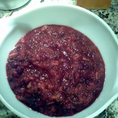 A picture of Cranberry apple relish.