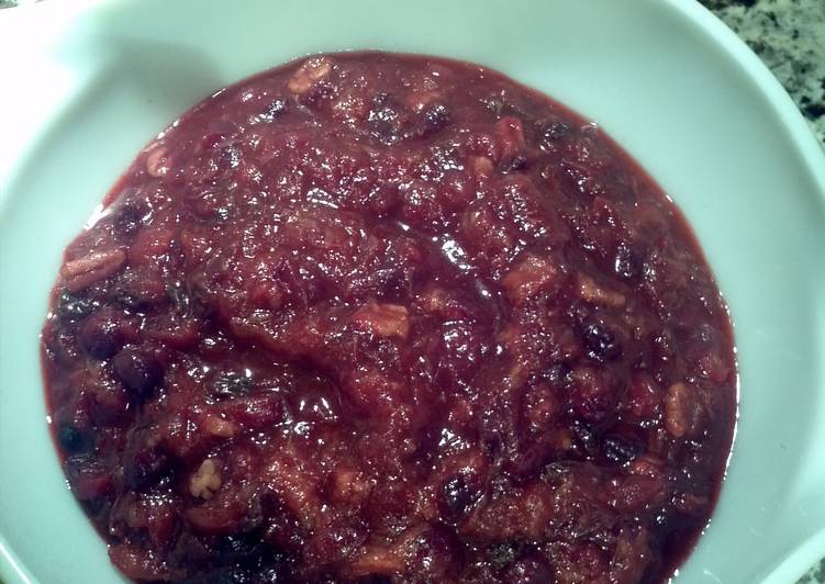 Simple Way to Prepare Quick Cranberry apple relish