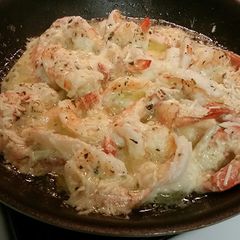 A picture of Garlic Lemon Butter Parmesan Shrimp.