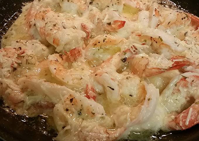 Garlic Lemon Butter Parmesan Shrimp