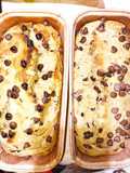 Pan de banana con chispitas de chocolate