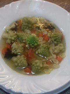 Zöld pagoda karfiolleves recept fotója