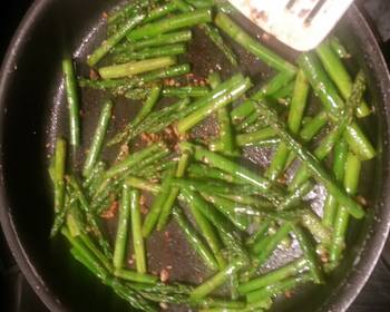 How To Serving Recipe GarlicYum Asparagus Very Delicious