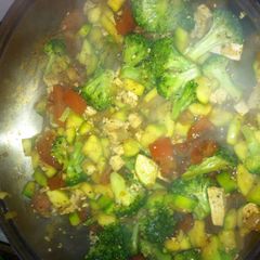 A picture of Zucchini Stir Fry.