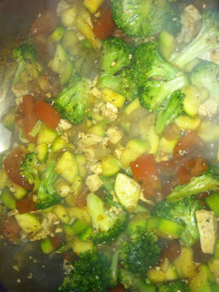 A picture of Zucchini Stir Fry.