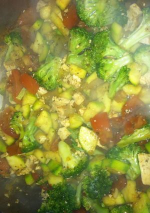 A picture of Zucchini Stir Fry.
