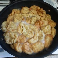 A picture of Chinese Veg Protein (麵根) in Curry.