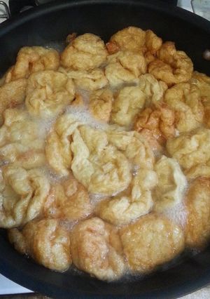 A picture of Chinese Veg Protein (麵根) in Curry.