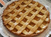 Una foto de kuchen de durazno