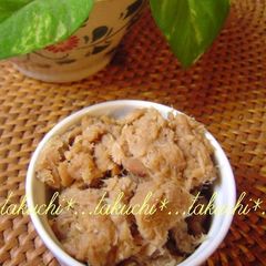 A picture of Tuna Soboro Made From Canned Tuna.