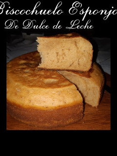 Una foto de Bizcochuelo Esponjoso de Dulce de leche (EN OLLA)