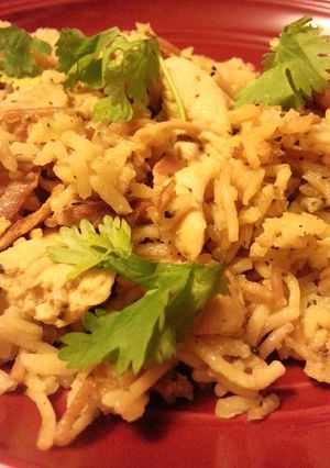 A picture of Super Easy Chicken Bacon And Rice.