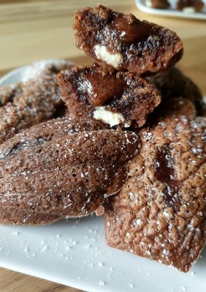 Une photo de ※ Madeleines au chocolat cœur coulant ※
