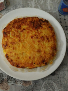 Una foto de Pastel de patatas, beicon y queso