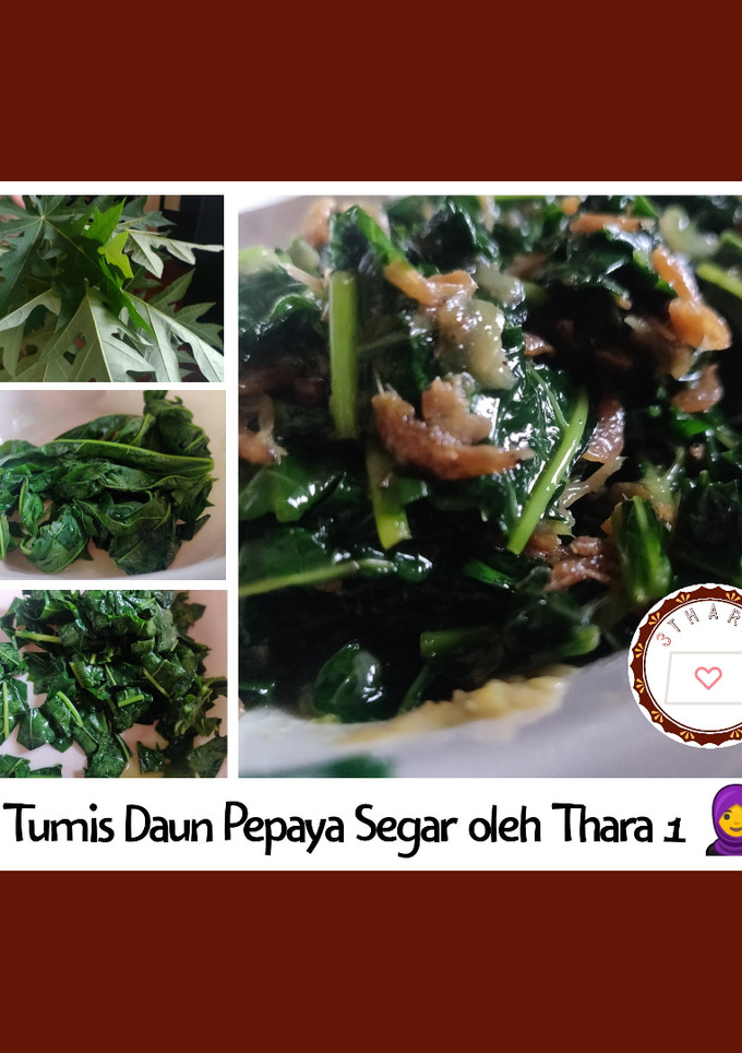 Foto resep Tumis Daun Pepaya Segar