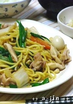 A picture of Easy and Yummy Shanghai-Style Yakisoba Noodles.