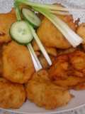 My Chicken, Mash and Sweet Pepper Battered Dish 😀