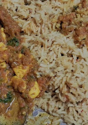 A picture of Masala bhat.