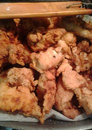 A picture of Buttermilk catfish nuggets.