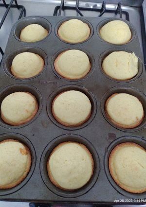 Una foto de Muffins de naranja sin tacc