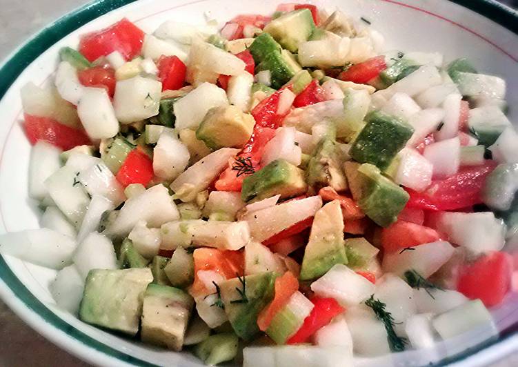 Recipe of Speedy Big Daddy’s Avocado Cucumber Dill Salad
