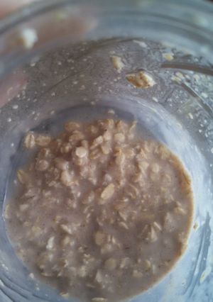 A picture of Vanilla cinnamon overnight oats.
