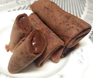 Resep Baru Dadar gulung coklat lumer Nikmat Lezat