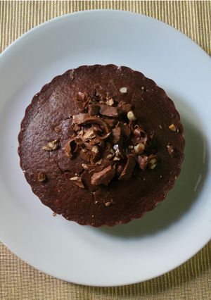 A picture of Eggless Chocolate Cake (Using milkmaid).