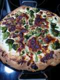 White Pizza with Broccoli