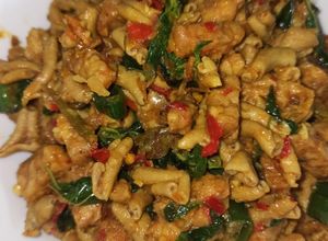 Foto resep Oseng usus ayam dan tempe