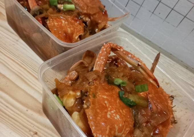 Cara Gampang Menyiapkan Rajungan saus padang Anti Gagal