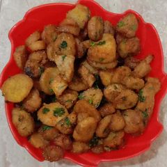 A picture of Arbi stir fry.