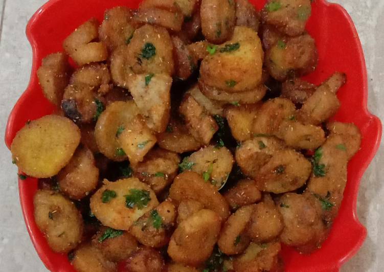 Recipe of Quick Arbi stir fry